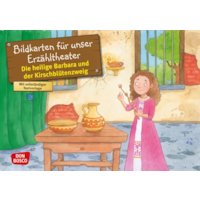 Die heilige Barbara und der Kirschblütenzweig. Kamishibai Bi