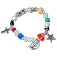 Armband bunte Perlen "Das Leben Jesu"