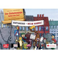 Der Elefantenpups - Rettet den Zoo! Kamishibai Bildkartenset