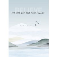 Für Gott sind alle Dinge möglich â€“ Notizbuch