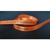 Segensbändchen Trauer, orange