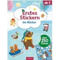 Erstes Stickern â€“ Im Winter