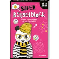 Super Rätselblock ab 12 Jahren. Faltpläne, Logicals, Sudokus
